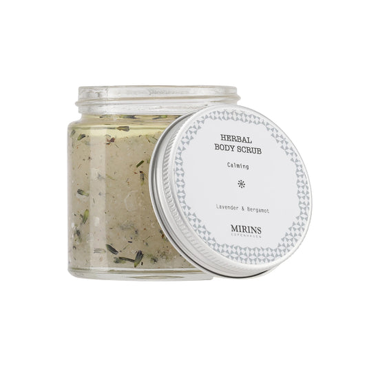 Calming Herbal Body Scrub Lavender Bergamot 120ml by Mirin Copenhagen