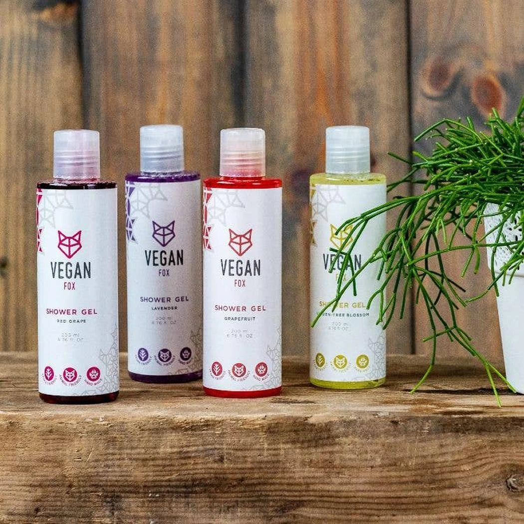 Red Grape Shower Gel - 200ml in eco-friendly packaging