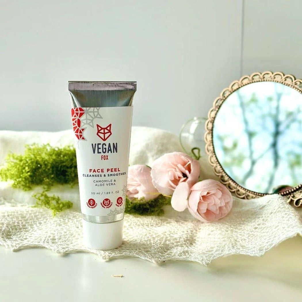 Vegan Fox Face Peel Cleanses Smoothes 50ml