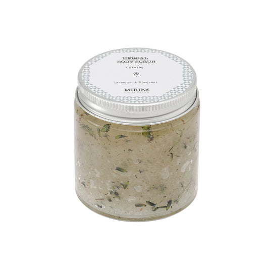 Calming Herbal Body Scrub Lavender Bergamot 120ml by Mirin Copenhagen