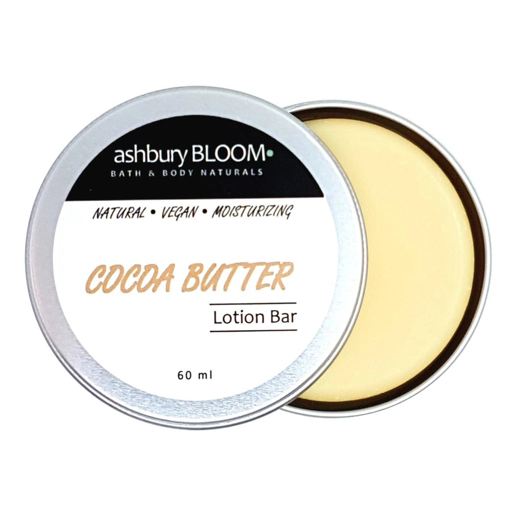 Cocoa Butter Vegan and Cruelty Free Moisturizing Lotion Bar Natural Skincare