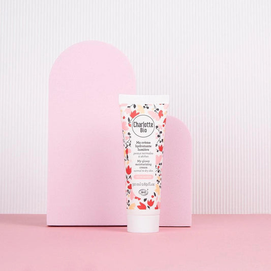 Organic Vegan Glowy Moisturising Cream - 50ml | Luminous Hydration for All Skin Types