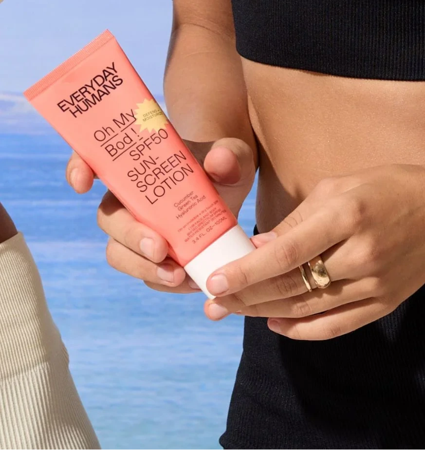 Oh My Bod SPF50 Face Body Sunscreen Lotion 100ml by Australia Everyday Human
