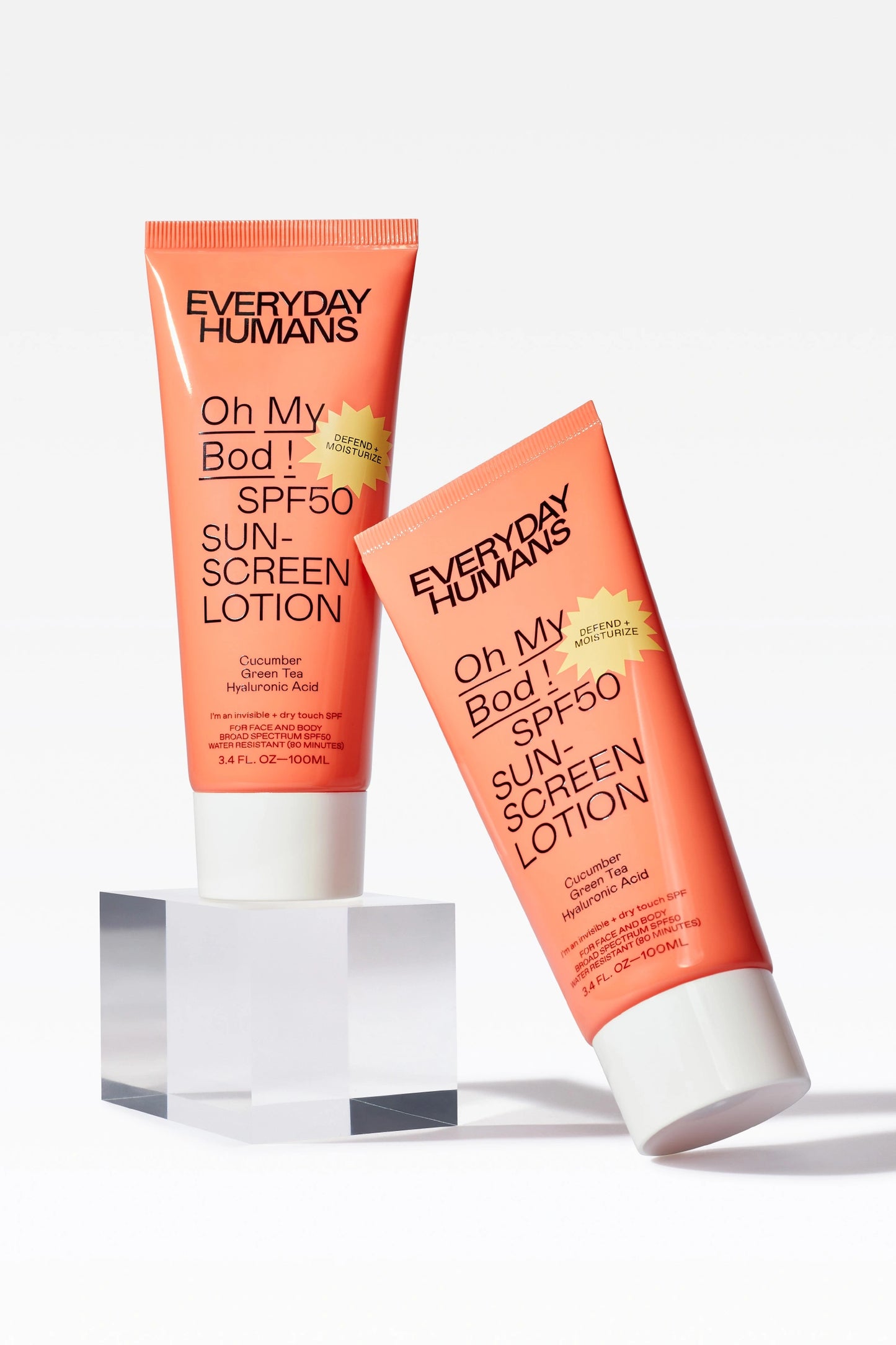 Oh My Bod SPF50 Face Body Sunscreen Lotion 100ml by Australia Everyday Human