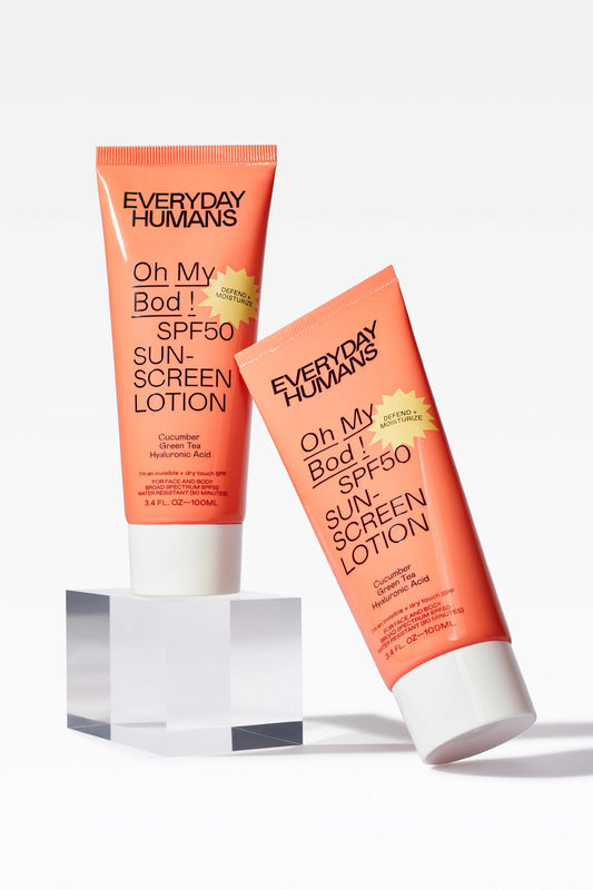 Oh My Bod SPF50 Face Body Sunscreen Lotion 100ml by Australia Everyday Human
