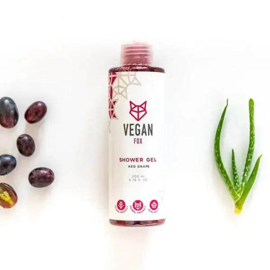 Red Grape Shower Gel - 200ml in eco-friendly packaging