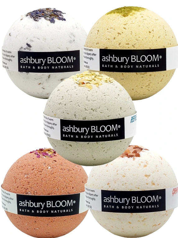 Vegan and Cruelty Free Grapefruit Burst Bath Bomb Natural Skincare